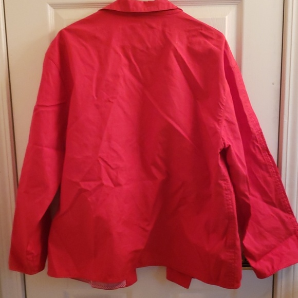 Talbots Red Fall/Spring Jacket Size XL - Picture 7 of 7